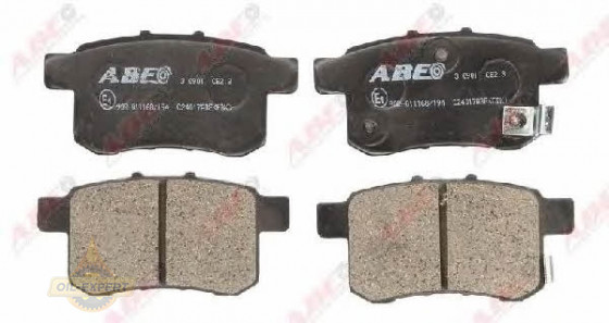 Abe Колодки тормозные дисковые ABE C24017ABE - Картинка 1