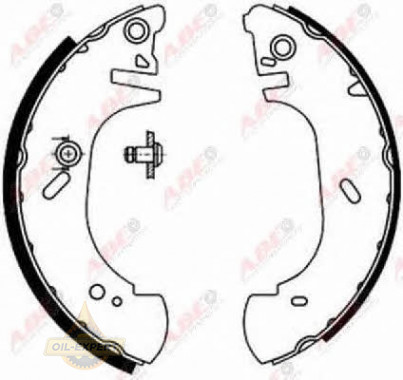 Abe Колодки тормозные барабанные ABE C0G048ABE - Картинка 3