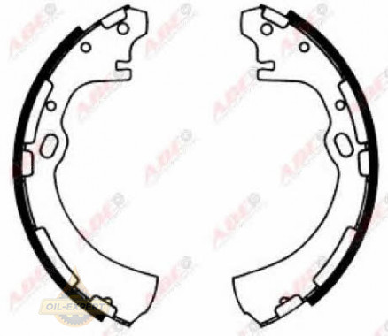 Abe Колодки тормозные барабанные ABE C01038ABE - Картинка 1