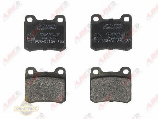 Abe Колодки тормозные дисковые ABE C2M000ABE - Картинка 1