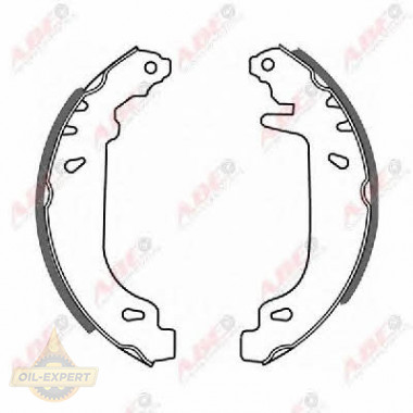 Abe Колодки тормозные барабанные ABE C0R004ABE - Картинка 3