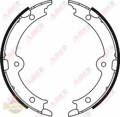 Abe Колодки гальмівні барабанні ABE C02087ABE - Заображення 3