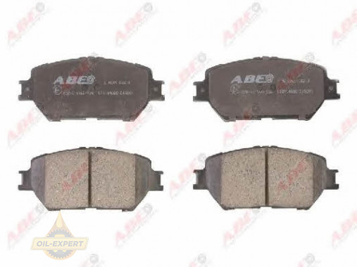 Abe Колодки тормозные дисковые ABE C12104ABE - Картинка 1