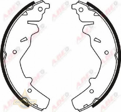 Abe Колодки тормозные барабанные ABE C00307ABE - Картинка 3