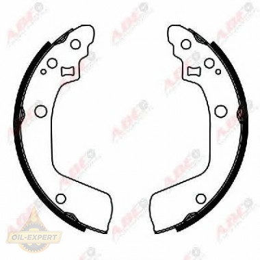 Abe Колодки тормозные барабанные ABE C08029ABE - Картинка 3