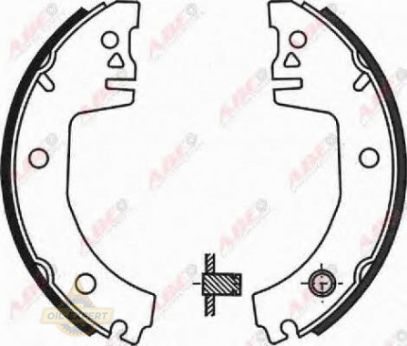 Abe Колодки тормозные барабанные ABE C0S001ABE - Картинка 3