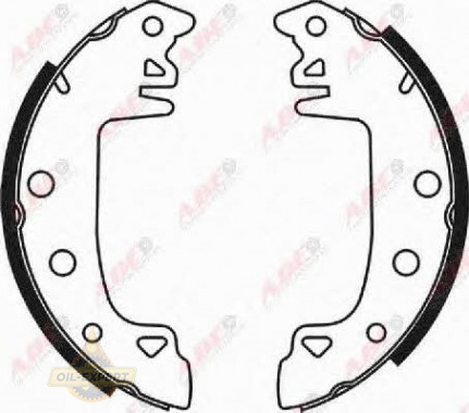 Abe Колодки тормозные барабанные ABE C0C006ABE - Картинка 1