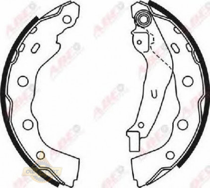Abe Колодки тормозные барабанные ABE C05059ABE - Картинка 5