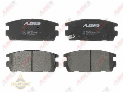 Abe Колодки тормозные дисковые ABE C20506ABE - Картинка 1