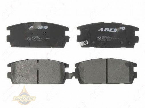Abe Колодки тормозные дисковые ABE C20506ABE - Картинка 2