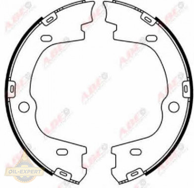 Abe Колодки тормозные барабанные ABE C00531ABE - Картинка 1