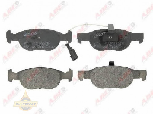 Abe Колодки тормозные дисковые ABE C1F021ABE - Картинка 1