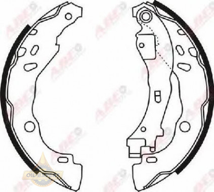 Abe Колодки тормозные барабанные ABE C0C020ABE - Картинка 6