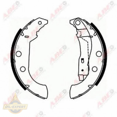 Abe Колодки тормозные барабанные ABE C0P029ABE - Картинка 3