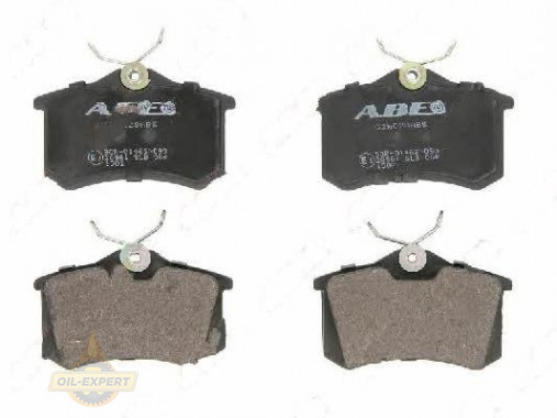 Abe Колодки гальмівні дискові ABE C2W028ABE - Заображення 2