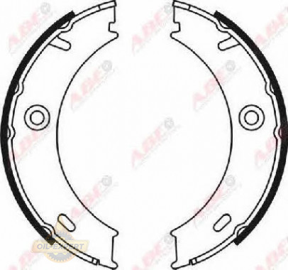 Abe Колодки тормозные барабанные ABE CRM003ABE - Картинка 3