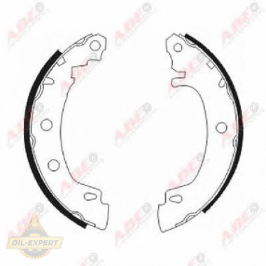 Abe Колодки тормозные барабанные ABE C0R012ABE - Картинка 3