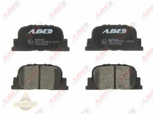 Abe Колодки тормозные дисковые ABE C22022ABE - Картинка 1