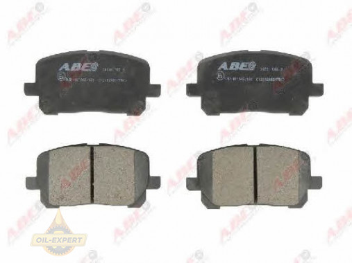 Abe Колодки тормозные дисковые ABE C12102ABE - Картинка 1
