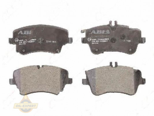 Abe Колодки дискові гальмові ABE C1M025ABE - Заображення 2