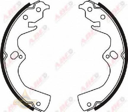 Abe Колодки тормозные барабанные ABE C00309ABE - Картинка 3