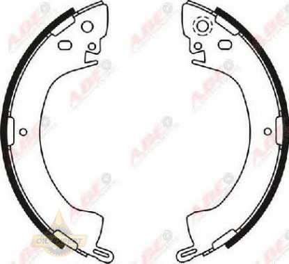 Abe Колодки тормозные барабанные ABE C05001ABE - Картинка 3