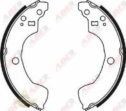 Abe Колодки тормозные барабанные ABE C01051ABE - Картинка 3