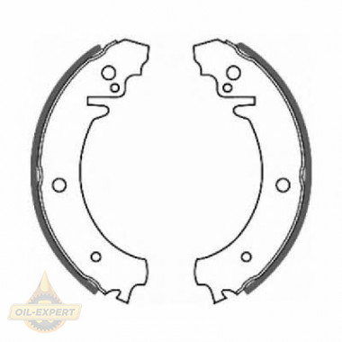Abe Колодки тормозные барабанные ABE C0L000ABE - Картинка 1