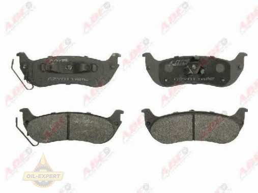 Abe Колодки тормозные дисковые ABE C2Y011ABE - Картинка 1