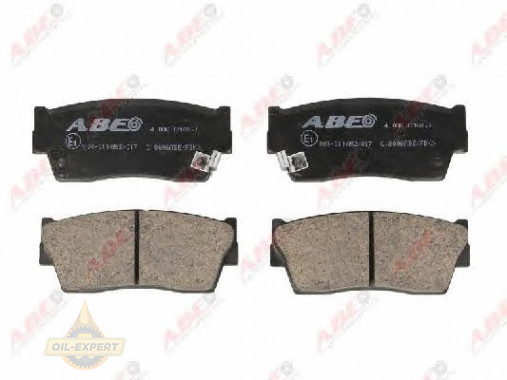 Abe Колодки тормозные дисковые ABE C18006ABE - Картинка 1