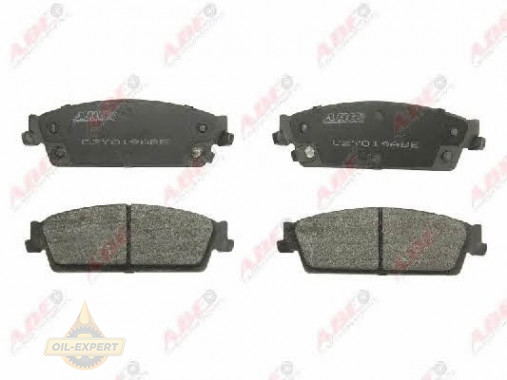 Abe Колодки гальмівні дискові ABE C2Y019ABE - Заображення 1