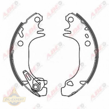 Abe Колодки тормозные барабанные ABE C0P005ABE - Картинка 3