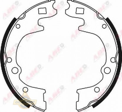 Abe Колодки тормозные барабанные ABE C00308ABE - Картинка 1