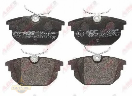 Abe Колодки тормозные дисковые ABE C2F005ABE - Картинка 1