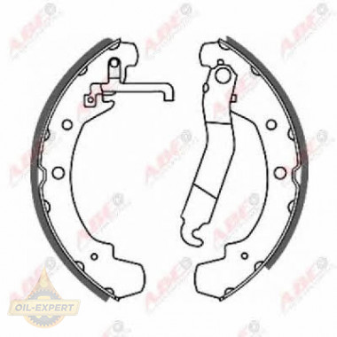 Abe Колодки тормозные барабанные ABE C0W005ABE - Картинка 3