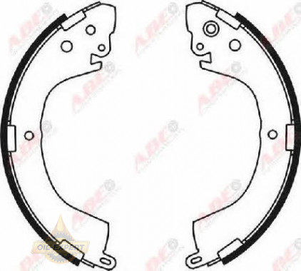 Abe Колодки тормозные барабанные ABE C05058ABE - Картинка 3