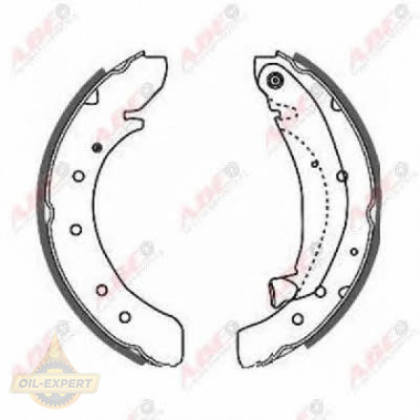 Abe Колодки тормозные барабанные ABE C0P013ABE - Картинка 3