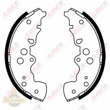 Abe Колодки тормозные барабанные ABE C08023ABE - Картинка 3