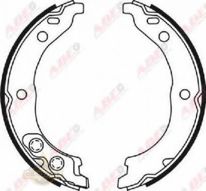 Abe Колодки тормозные барабанные ABE CRP002ABE - Картинка 5