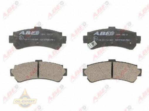 Abe Колодки тормозные дисковые ABE C21037ABE - Картинка 1