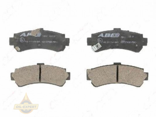 Abe Колодки тормозные дисковые ABE C21037ABE - Картинка 2