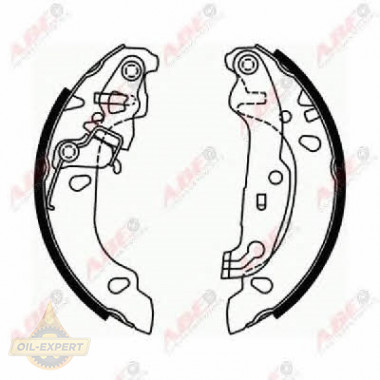 Abe Колодки тормозные барабанные ABE C0G052ABE - Картинка 4