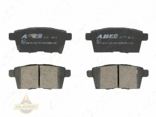 Abe Колодки тормозные дисковые ABE C23015ABE - Картинка 2