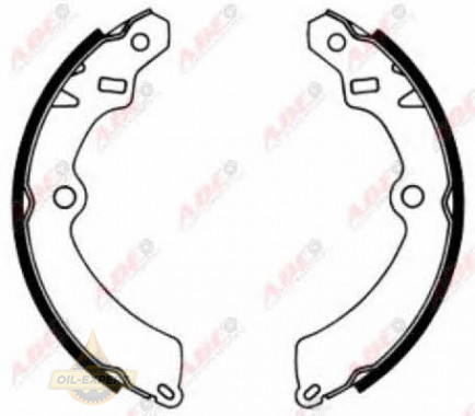 Abe Колодки гальмівні барабанні ABE C08012ABE - Заображення 2