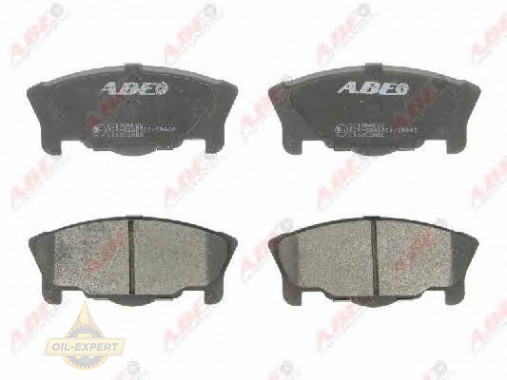 Abe Колодки тормозные дисковые ABE C16012ABE - Картинка 1