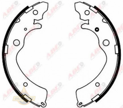 Abe Колодки тормозные барабанные ABE C04011ABE - Картинка 1
