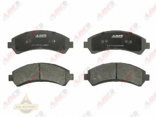 Abe Колодки тормозные дисковые ABE C1Y031ABE - Картинка 1
