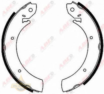 Abe Колодки тормозные барабанные ABE C0M002ABE - Картинка 1