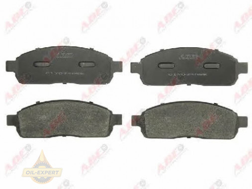 Abe Колодки дискові гальмові ABE C1Y034ABE - Заображення 1