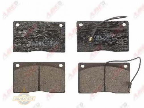 Abe Колодки тормозные дисковые ABE C1R005ABE - Картинка 1